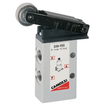 1/8 3/2 ROLLER LEVER SPRING RETURN VALVE