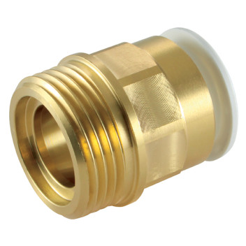 22MM X 1\" BRASS MALE CYLINDER ADAPTOR