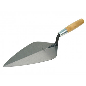 Marshalltown 34 Wide London Pattern Brick Trowel - Wooden Handle 12in