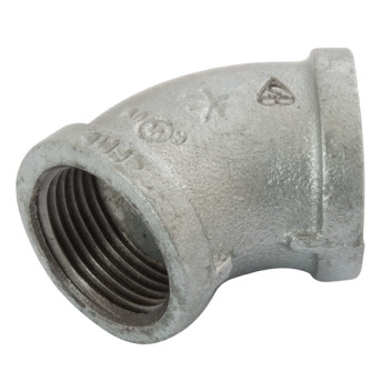 (BS FIG155) FXF BSPT 45? ELBOW 1.1/2 GLV