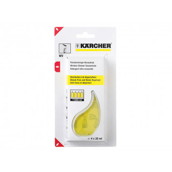 Karcher Glass Cleaning Sachets (4x20ml)