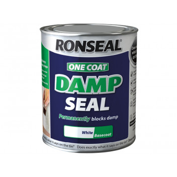 Ronseal One Coat Damp Seal White 750ml