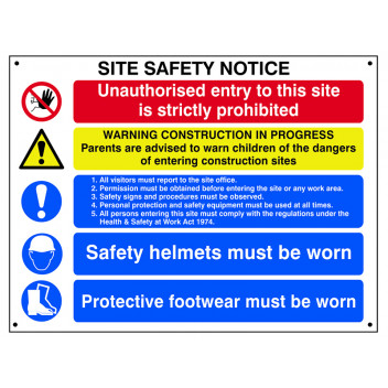 Scan Composite Site Safety Notice - FMX 800 x 600mm