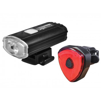 Lighthouse Elite Rechargeable LED Bike Light Set