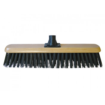 Faithfull Black PVC Platform Broom Head 450mm (18in) Threaded Socket