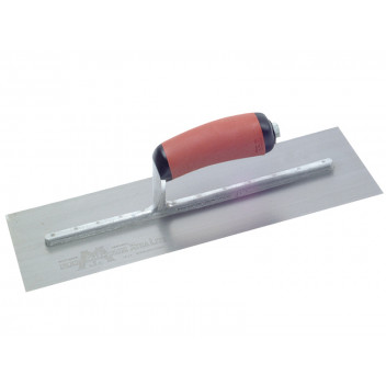 MPB13SSD Pre-Worn PermaShape Finishing S/S Trowel DuraSoft Handle 13 x 5in