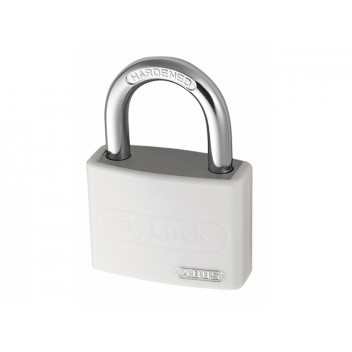 ABUS Mechanical T65AL/40mm My Lock Aluminium Padlock White Keyed Alike 6401