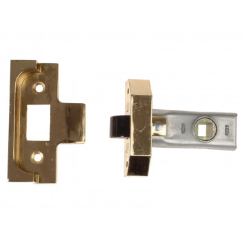 UNION Rebated Tubular Mortice Latch 2650 Electro Brass 63mm 2.5in