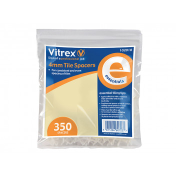 Vitrex Essential Tile Spacers 4mm (Pack 350)