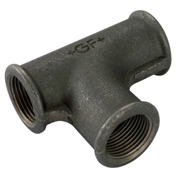2.1/2\" BSPP PITCHER TEE BLACK GF131