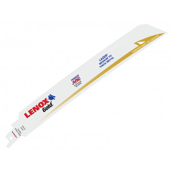 LENOX 9114GR Gold Extreme Reciprocating Saw Blades 229mm 14 TPI (Pack 5)
