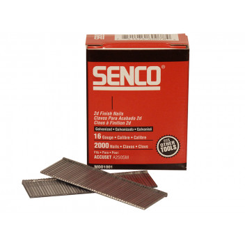 Senco Straight Brad Nails Galvanised 16G x 50mm (Pack 2000)