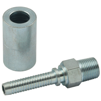 3/8\" NPT Male Hose Fitting NPT Male Insert & Ferrule