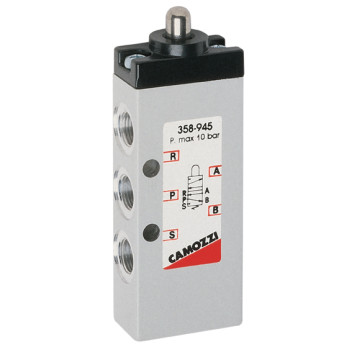 1/8 5/2 PLUNGER SPRING RETURN VALVE