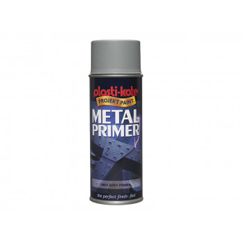 PlastiKote Metal Primer Spray Grey 400ml
