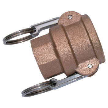 4\" BSPP FEM CAMLOCK TYPE D BRASS