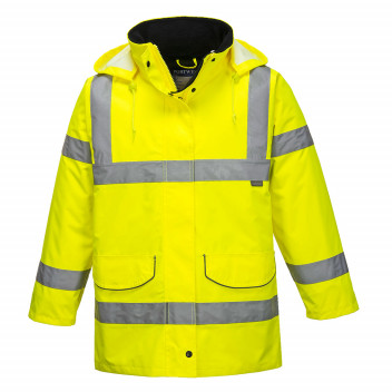 S360 Hi-Vis Ladies Traffic Jacket Yellow Small