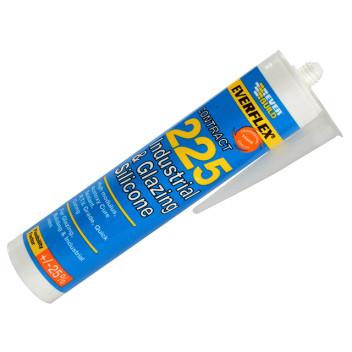 Everbuild Industrial & Glazing Silicone Translucent 295ml 225