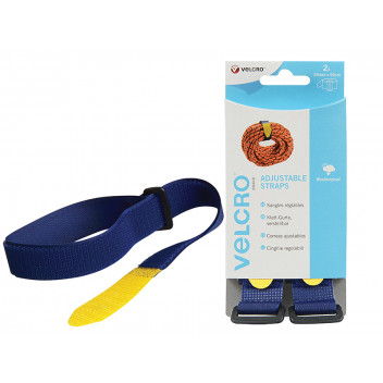 VELCRO Brand VELCRO Brand Adjustable Straps(2) 25mm x 92cm Blue