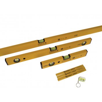 Stabila 70-2 Double Plumb Spirit Level Pack 30cm 60cm & 180cm