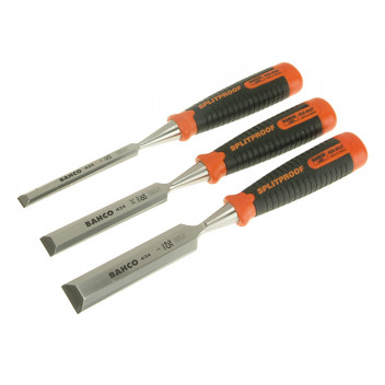 Bahco 434 Bevel Edge Chisel Set, 3 Piece