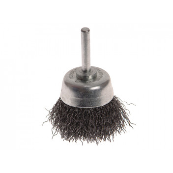 Faithfull Wire Brush Shaft Mounted 50mm x 20mm, 0.3mm Wire