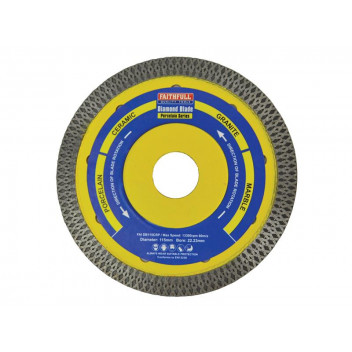Faithfull Porcelain Diamond Blade 115 x 22.23mm