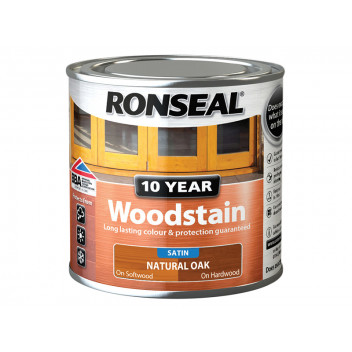 Ronseal 10 Year Woodstain Natural Oak 250ml