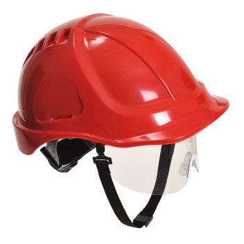 PW54 Endurance Plus Visor Helmet Red