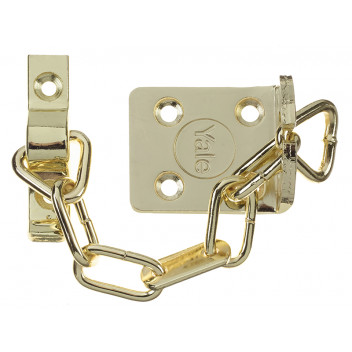 Yale Locks WS6 Security Door Chain - Electro Brass Finish