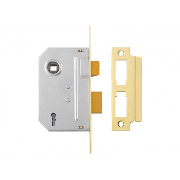 Yale Locks PM246 Internal 2 Lever Mortice Sashlock Polished Brass 80mm 3in