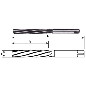 HSS Parallel Hand Reamers Imperial 1/16