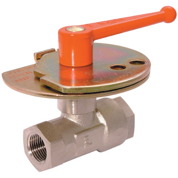 3/4\"BSPF x 18mm OD Ball Valve Ni Plated