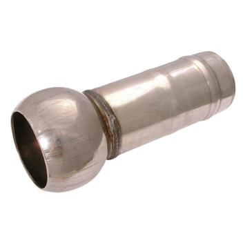 LEVER LOCK STAINLESS MALE TAIL 2