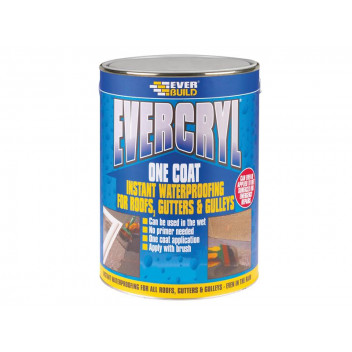 Everbuild EVERCRYL One Coat Black 5kg