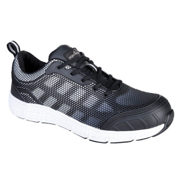 FT15 Steelite Tove Trainer S1P Black/White Size 8