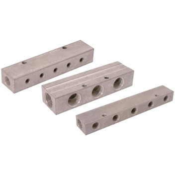 MANIFOLD 1/8\" BSP X 2 X M5METRIC 2X2ROW