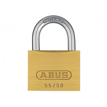 ABUS Mechanical 55/50mm Brass Padlock Carded