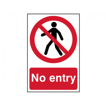 Scan No Entry - PVC 200 x 300mm