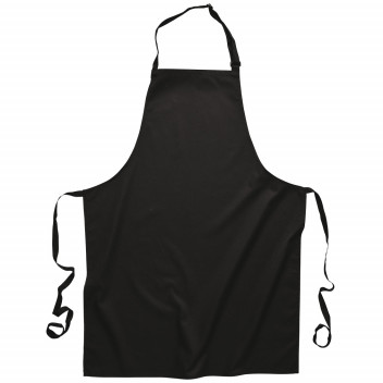 S841 PolyCotton Bib Apron Black