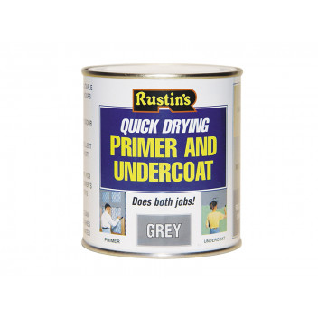 Rustins Quick Dry Primer & Undercoat Grey 1 litre