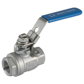 3/8\" NPT 316 SS Ball Valve 2Piece PTFE Seal