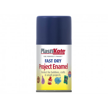 PlastiKote Fast Dry Enamel Aerosol Night Blue 100ml