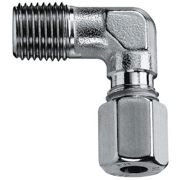 3/8\" BSP Tapered x 12mm Outside Diameter Elbow