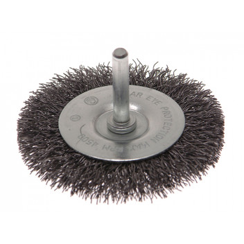 Faithfull Wire Brush 50mm x 6mm Shank, 0.30 Wire