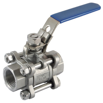 3\" BSPP 316 SS Ball Valve 3 Piece Ball Valve
