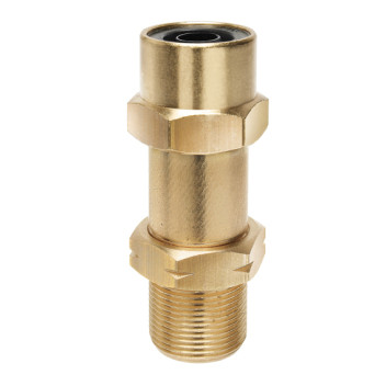 M18 x 1.5 Metric Female x 8mm OD Bulkhead Coupling