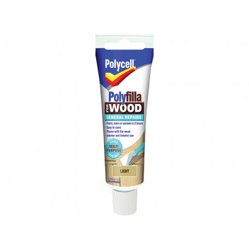 Polycell Polyfilla For Wood General Repairs Tube Light 75g