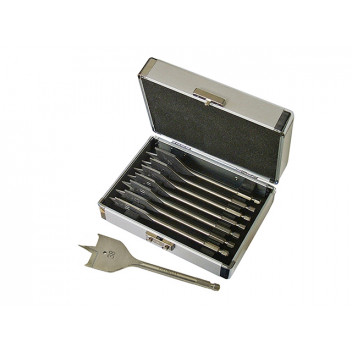 Faithfull Flat Bit Set, 8 Piece