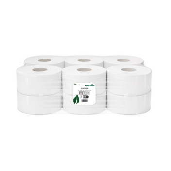 Mini Jumbo Toilet Roll 150m 2ply 62mm core Case x 12